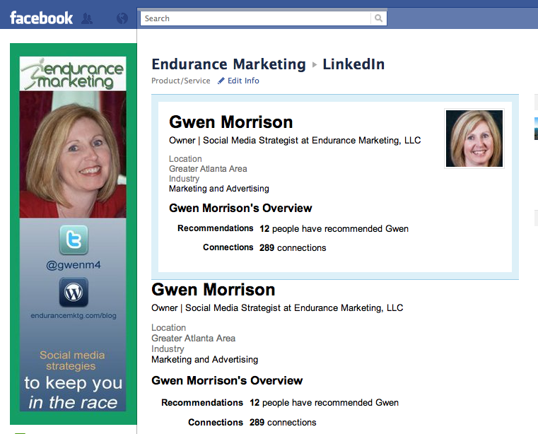 Find the URL for a Facebook profile or business page